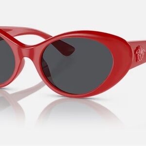 Versace Bold Red Cat-Eye Sunglasses